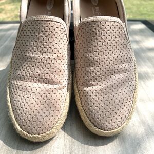 Dr Scholl’s, Blush Suede, Espadrille Sole, Size 8M